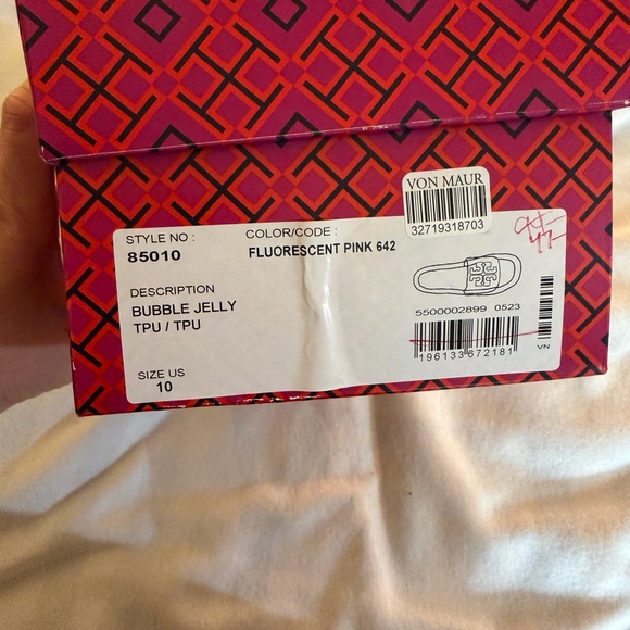 Tory Burch Vibrant Orange Slides - Picture 4 of 4